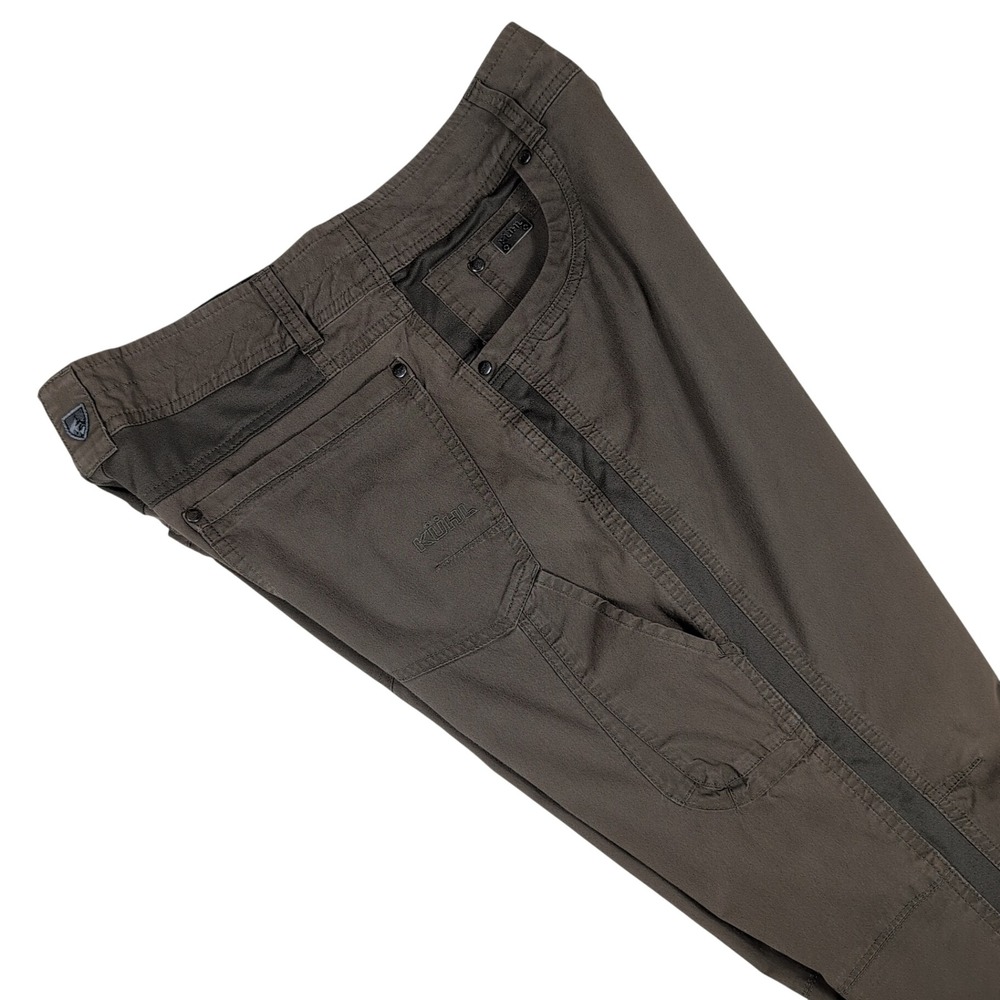 Kuhl Radikl Pants 32x30 Fits 32x29 Carbon Brown Hybrid Stretch Gorpcore EUC